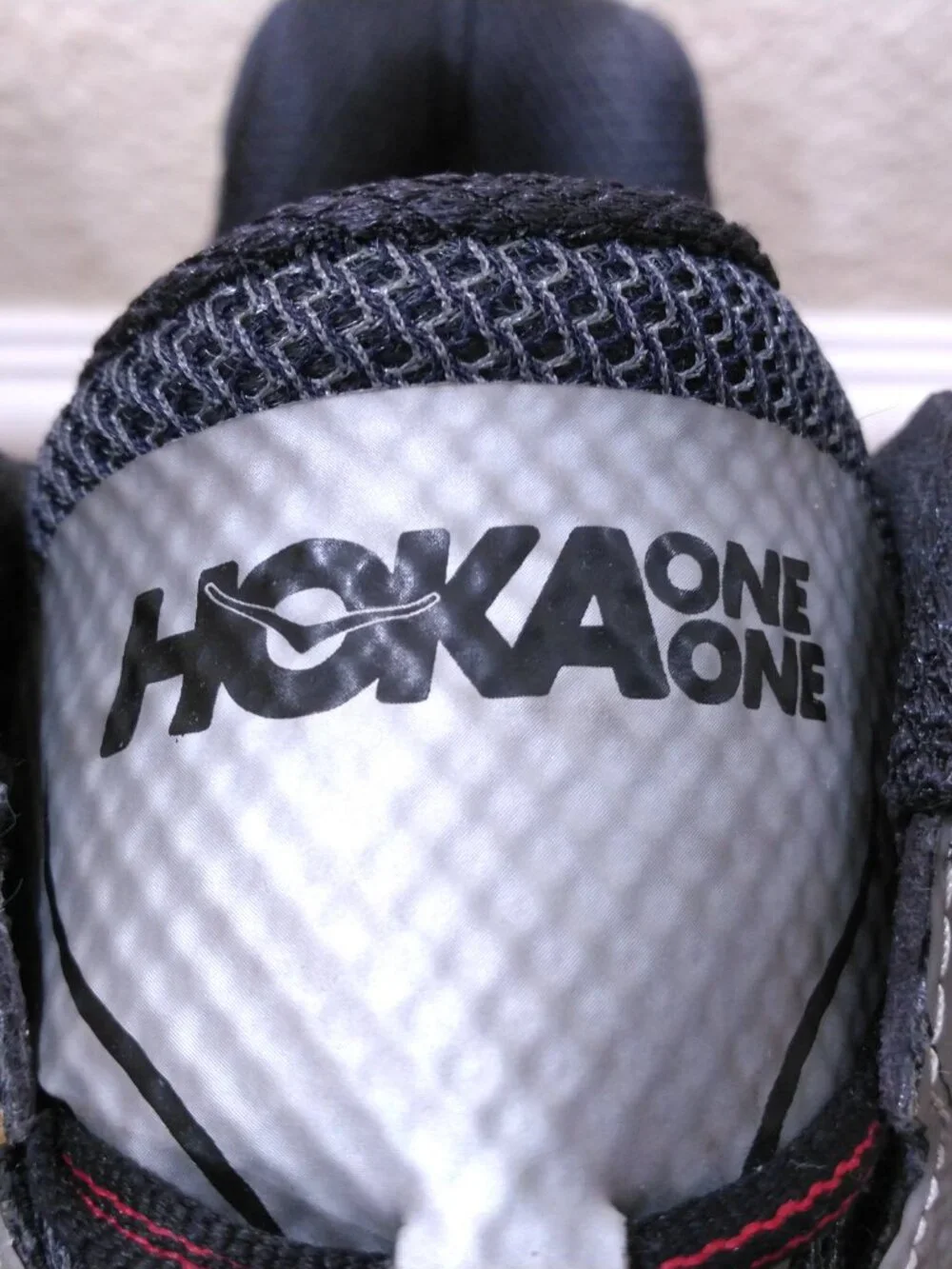 HOKA Clifton 3 Shoes Mens SIZE 14 Silver FORMULA ONE 1012046 SFON Running GYM